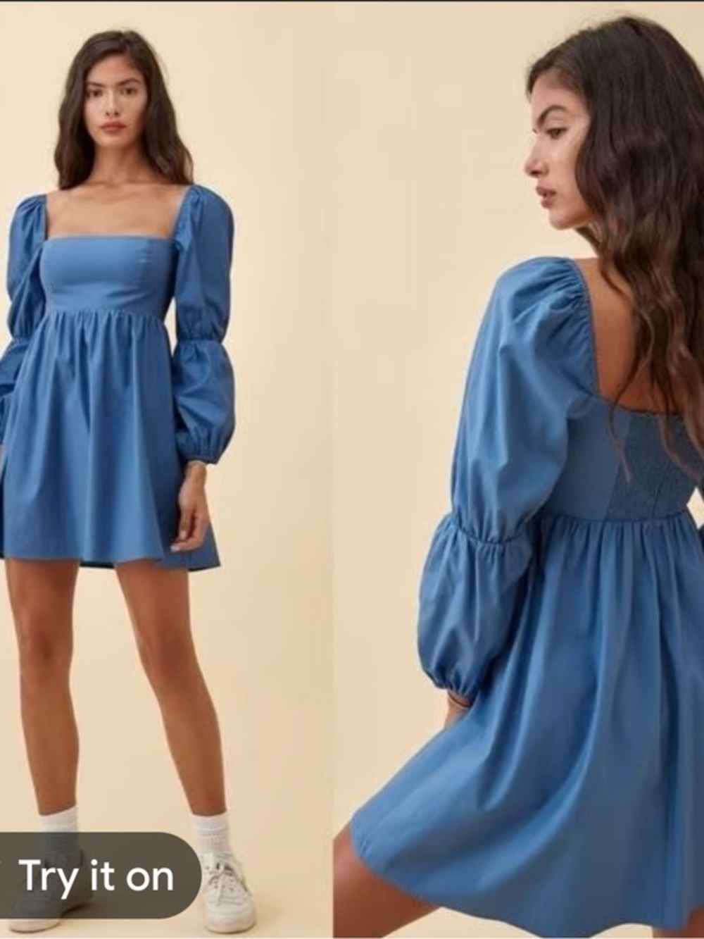 Reformation Micheala organic cotton mini Dress